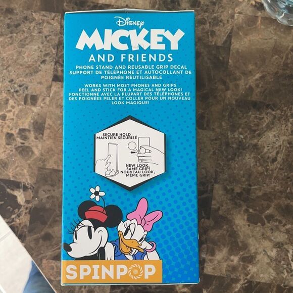 New in sealed box Spin pop Disney Minnie Mouse phone stand and grip decal - Picture 2 of 4